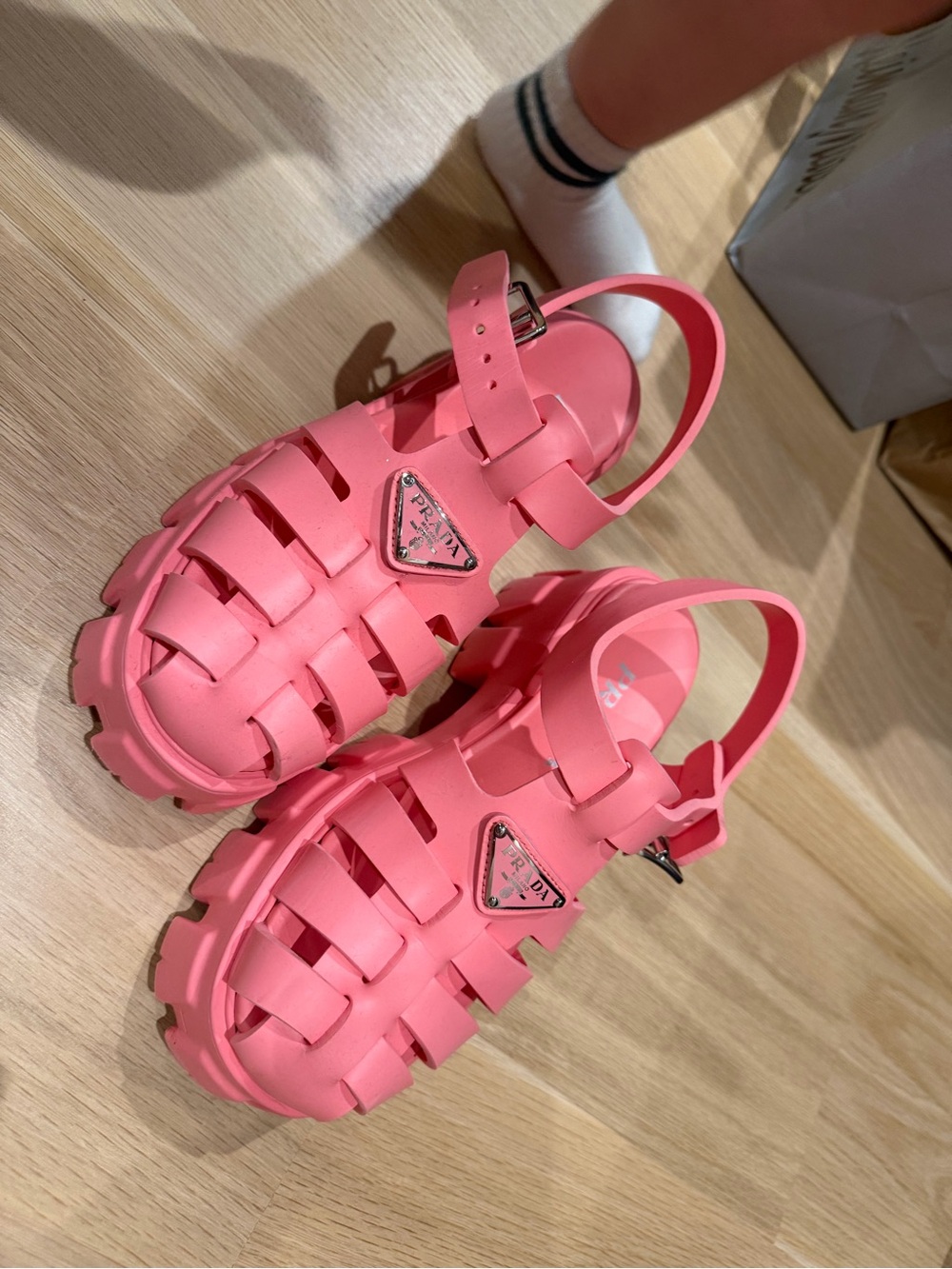 Prada monolith sandals